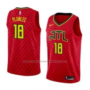 Maillot Atlanta Hawks Miles Plumlee #18 Statement 2018 Rouge