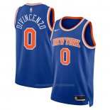 Maillot New York Knicks Donte Divincenzo #0 Icon Bleu