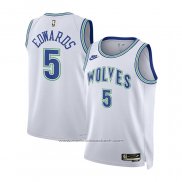 Maillot Enfant Minnesota Timberwolves Anthony Edwards #5 Classic 2023-24 Blanc