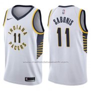 Maillot Indiana Pacers Domantas Sabonis #11 Association 2017-18 Blanc