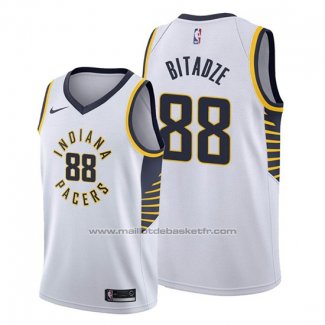 Maillot Indiana Pacers Goga Bitadze #88 Association Blanc