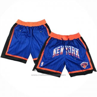 Short New York Knicks Ville 2024 Just Don Bleu