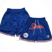 Short Philadelphia 76ers Just Don Bleu