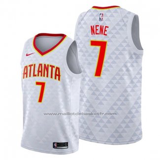 Maillot Atlanta Hawks Nene #7 Association 2019-20 Blanc