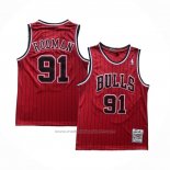 Maillot Chicago Bulls Dennis Rodman #91 Mitchell & Ness 1996-97 Rouge