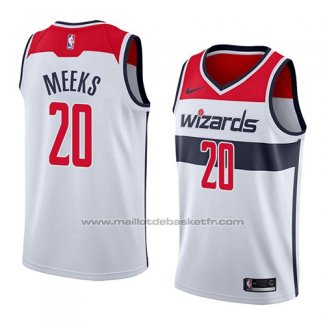 Maillot Washington Wizards Jodie Meeks #20 Association 2018 Blanc