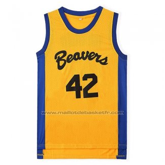 Maillot Film Beavers Howard #42 Jaune