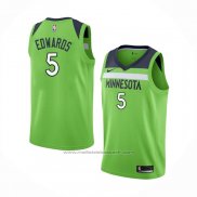 Maillot Minnesota Timberwolves Anthony Edwards #5 Statement Vert