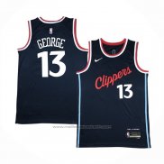 Maillot Los Angeles Clippers Paul George #13 Icon 2024-25 Bleu