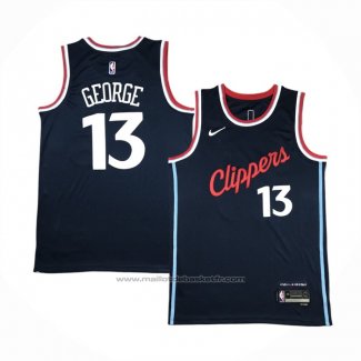 Maillot Los Angeles Clippers Paul George #13 Icon 2024-25 Bleu