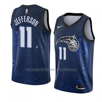 Maillot Orlando Magic Amile Jefferson #11 Ville 2018 Bleu