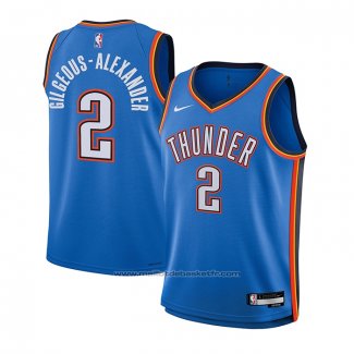 Maillot Enfant Oklahoma City Thunder Shai Gilgeous-Alexander #2 Icon Bleu