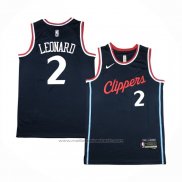 Maillot Los Angeles Clippers Kawhi Leonard #2 Icon 2024-25 Bleu