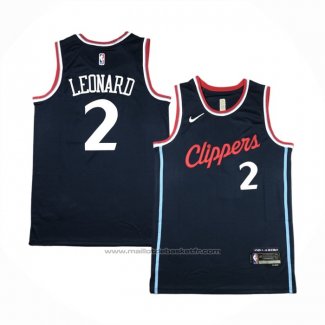 Maillot Los Angeles Clippers Kawhi Leonard #2 Icon 2024-25 Bleu