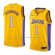 Maillot Los Angeles Lakers Lance Stephenson #1 Icon 2018 Jaune