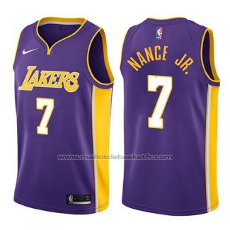 Maillot Los Angeles Lakers Larry Nance Jr. #7 Association 2017-18 Blanc