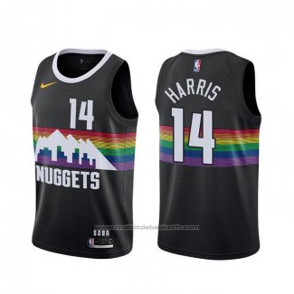 Maillot Denver Nuggets Gary Harris #14 Ville 2019-20 Noir