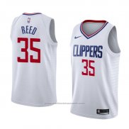 Maillot Los Angeles Clippers Willie Reed #35 Association 2018 Blanc