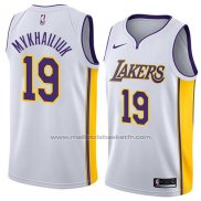 Maillot Los Angeles Lakers Sviatoslav Mykhailiuk #19 Association 2018 Blanc