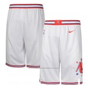 Short Houston Rockets Ville 2023-24 Blanc