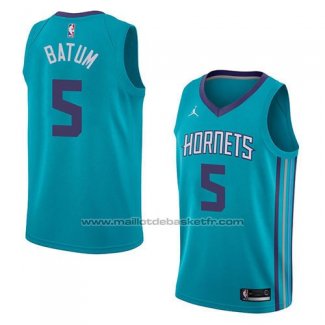 Maillot Charlotte Hornets Nicolas Batum #5 Icon 2018 Vert