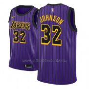 Maillot Los Angeles Lakers Magic Johnson #32 Ville 2018 Volet