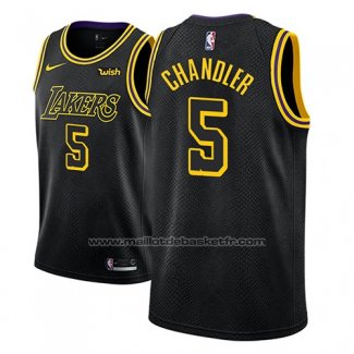 Maillot Los Angeles Lakers Tyson Chandler #5 Ville 2018 Noir