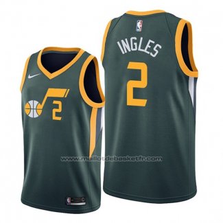 Maillot Utah Jazz Joe Ingles #2 Earned Edition Vert