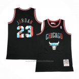 Maillot Chicago Bulls Michael Jordan #23 Mitchell & Ness 1997-98 Noir2