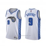 Maillot Orlando Magic Nikola Vucevic #9 Earned 2020-21 Blanc