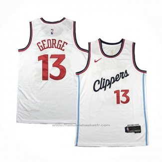 Maillot Los Angeles Clippers Paul George #13 Association 2024-25 Blanc