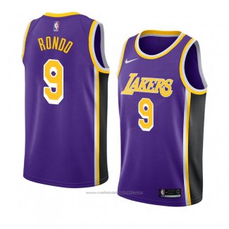 Maillot Los Angeles Lakers Rajon Rondo #9 Statement 2018-19 Volet