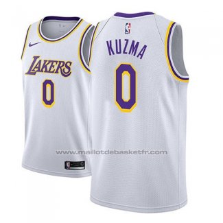 Maillot Los Angeles Lakers Kyle Kuzma #0 Association 2018 Blanc