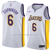 Maillot Los Angeles Lakers Lance Stephenson #6 Association 2018 Blanc