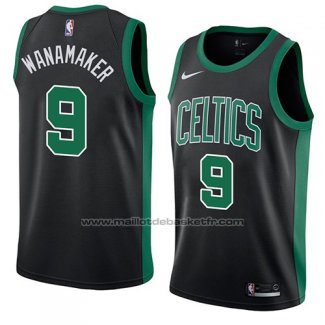 Maillot Boston Celtics Brad Wanamaker #9 Statement 2017-18 Noir