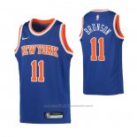 Maillot Enfant New York Knicks Jalen Brunson #11 Icon 2022-23 Bleu