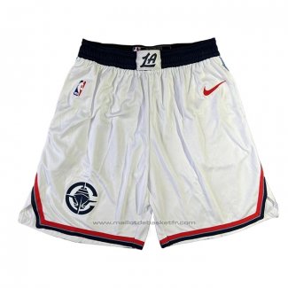 Short Los Angeles Clippers Association 2024-25 Blanc